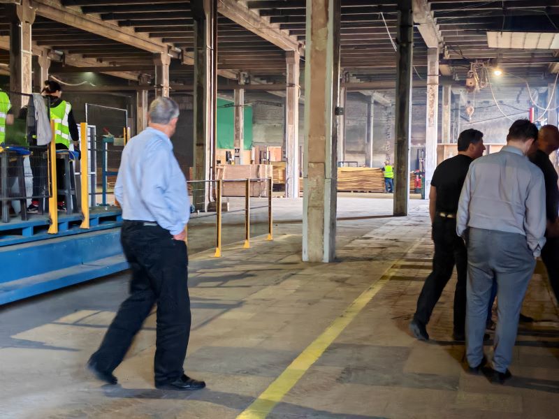 盛怀单板烘干机案例现场